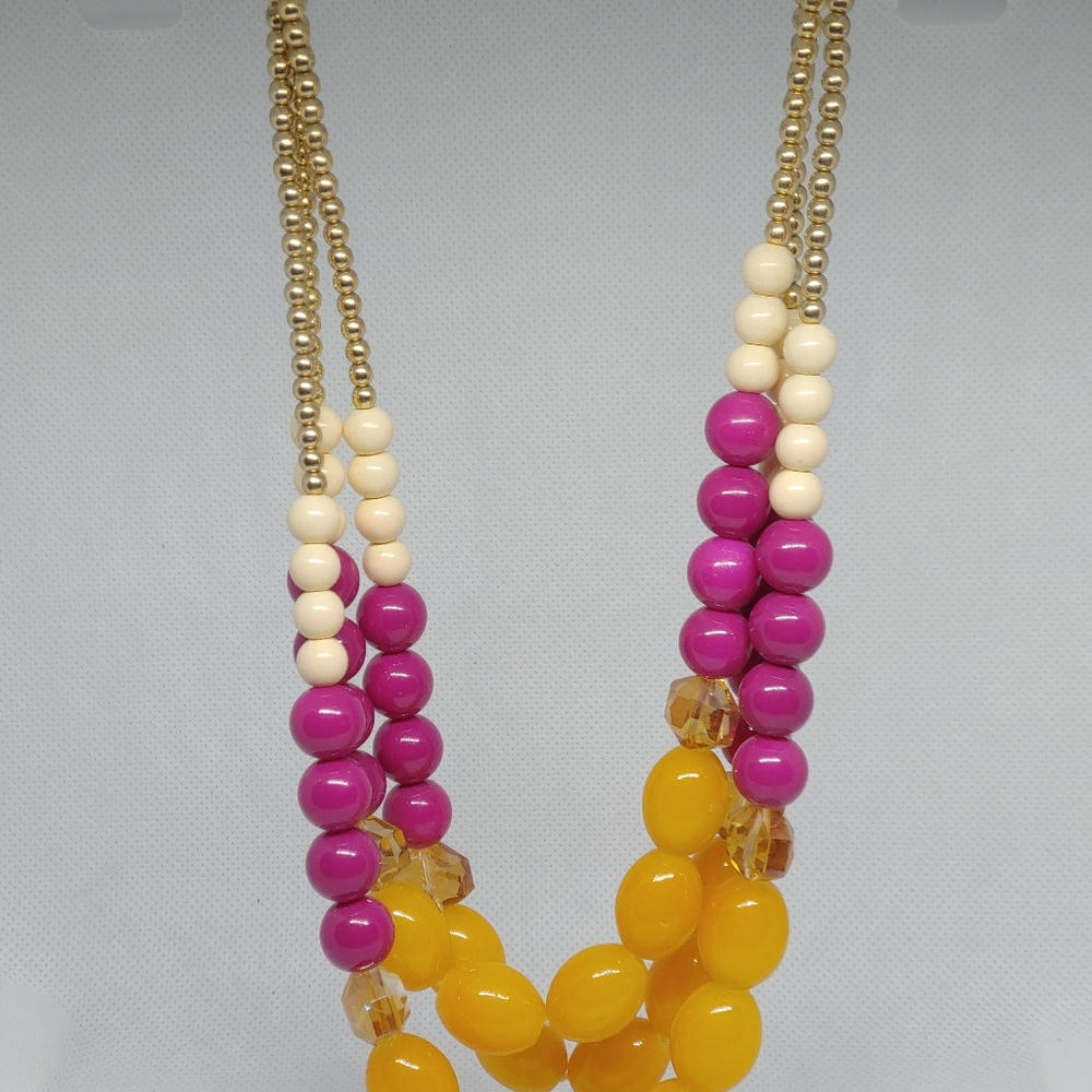 Large Statement Necklace - image 4